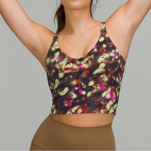 lululemon athletica Tops - Lululemon Align Tank Top,
Soft Focus Splatter Green Multi, Size 10, W1DAJS, EUC